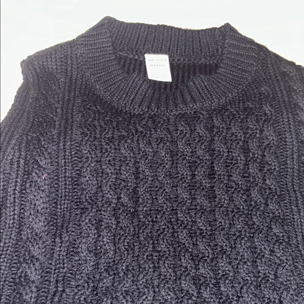 Melrose and Market Black V-Neck Sweater Vest - Picture 8 of 8